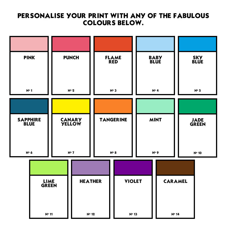 Personalised Monopoly Street Name Poster