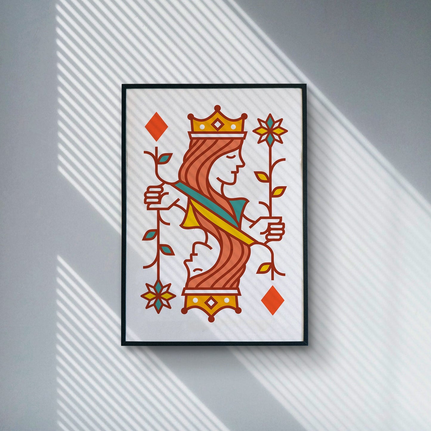 Queen of Diamonds Poster