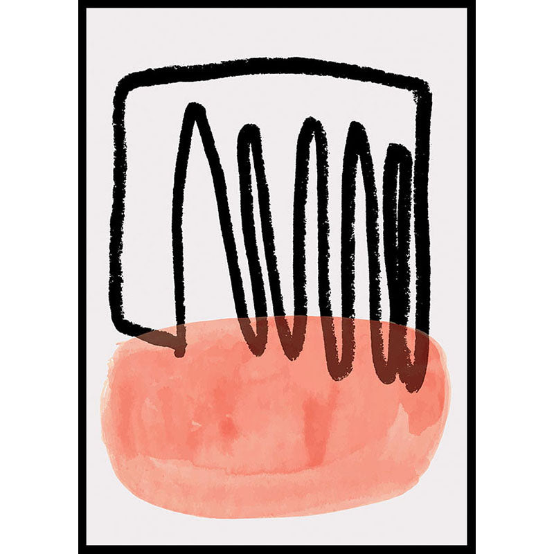 Abstract Brush Strokes Poster Number 3