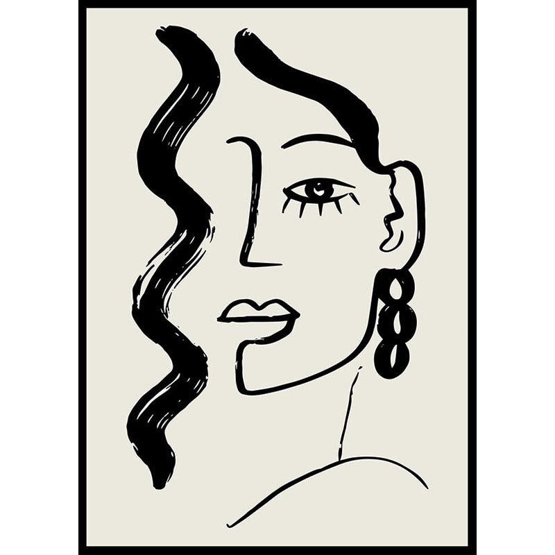 Abstract Face Poster Number 3