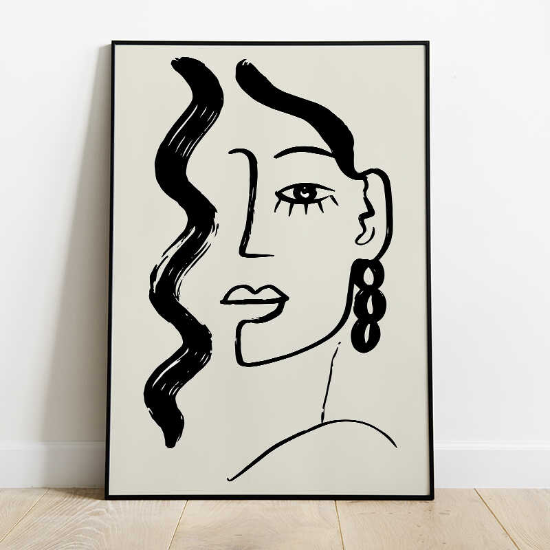 Abstract Face Poster Number 3