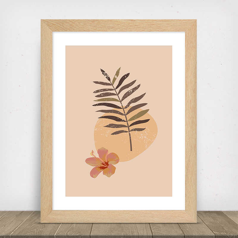 Abstract Floral Poster Number 1
