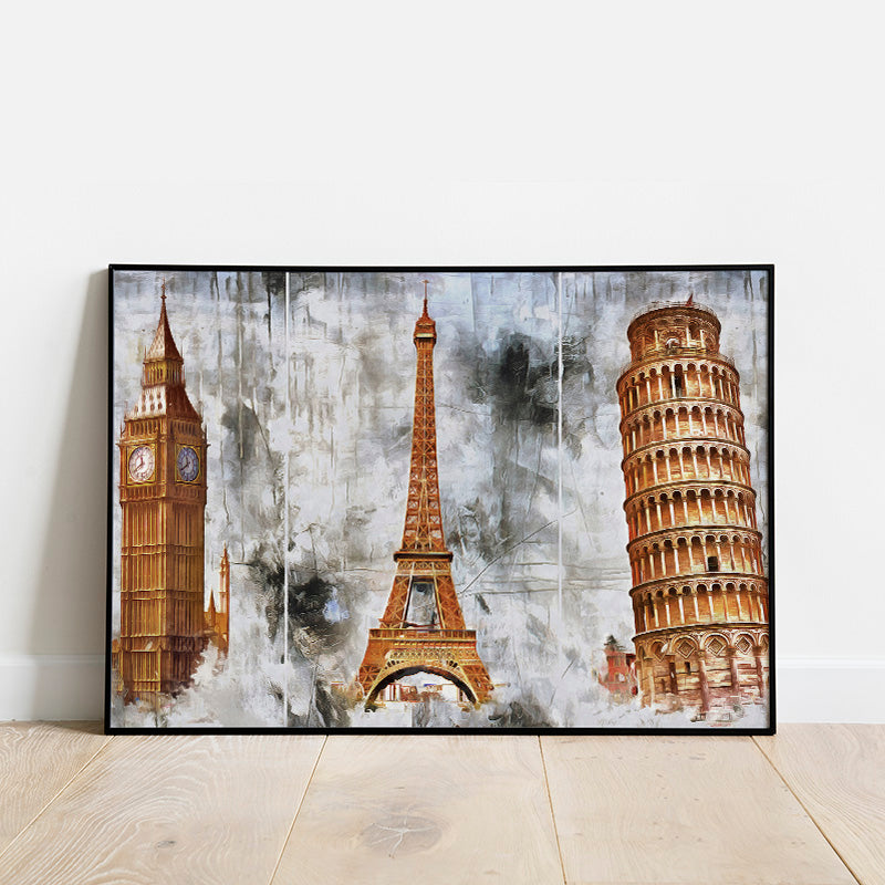 Abstract Landmark Poster