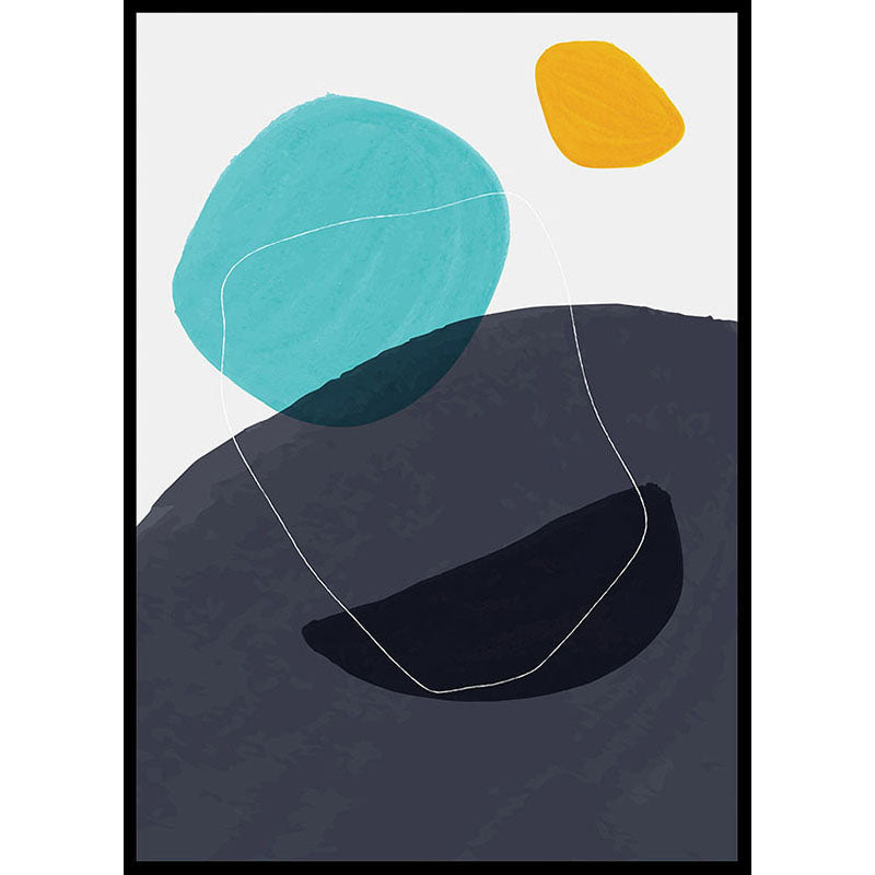 Abstract Pebbles Poster Number 3