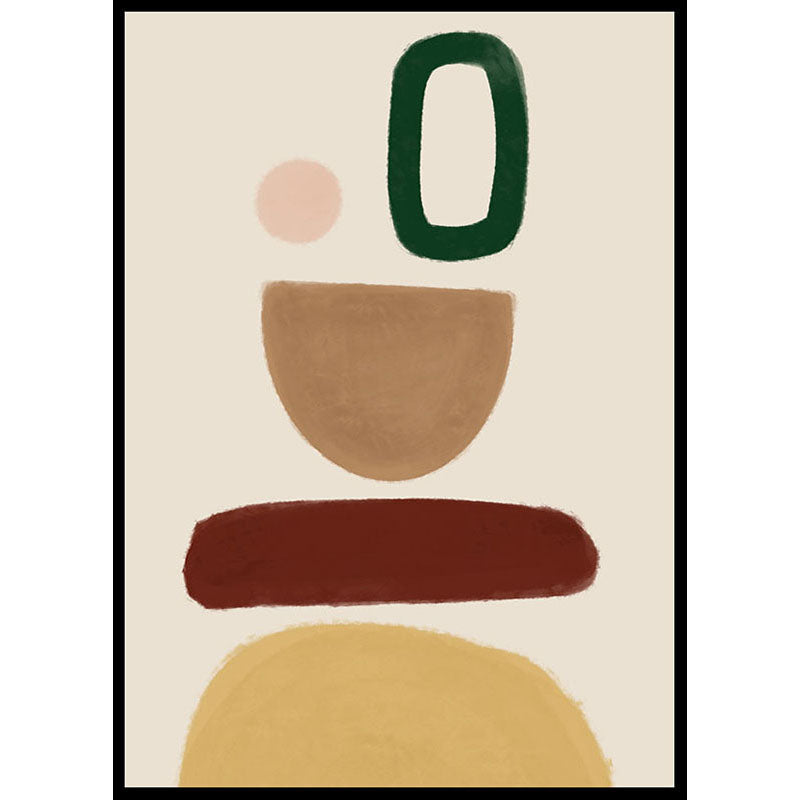 Abstract Pebbles Poster Number 4