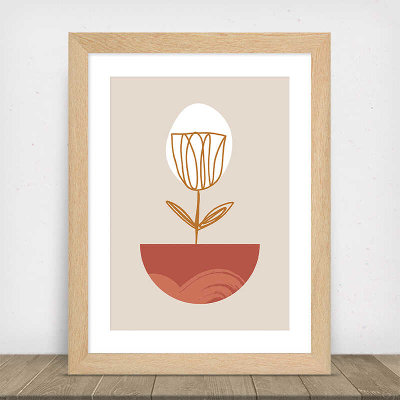 Abstract Rose Poster