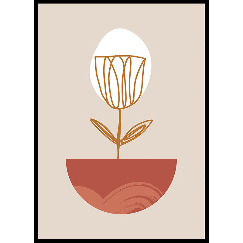 Abstract Rose Poster