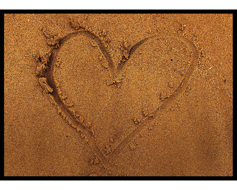 Beach Heart Poster