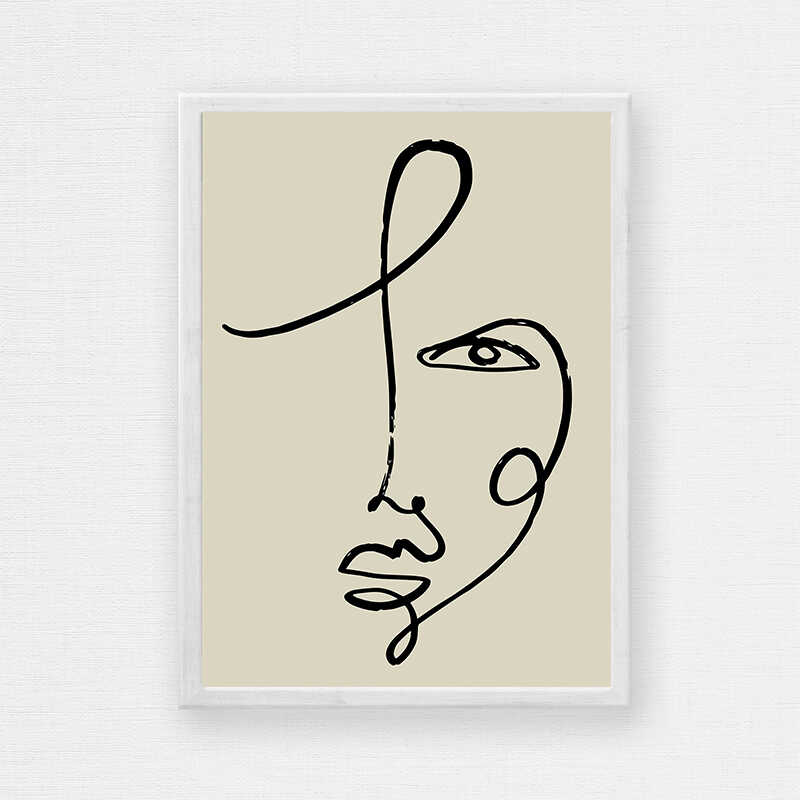 Face Line Drawing Number 1