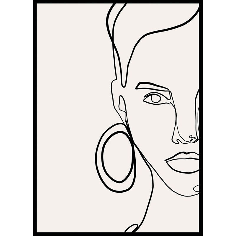 Femme Line Drawing Number 3