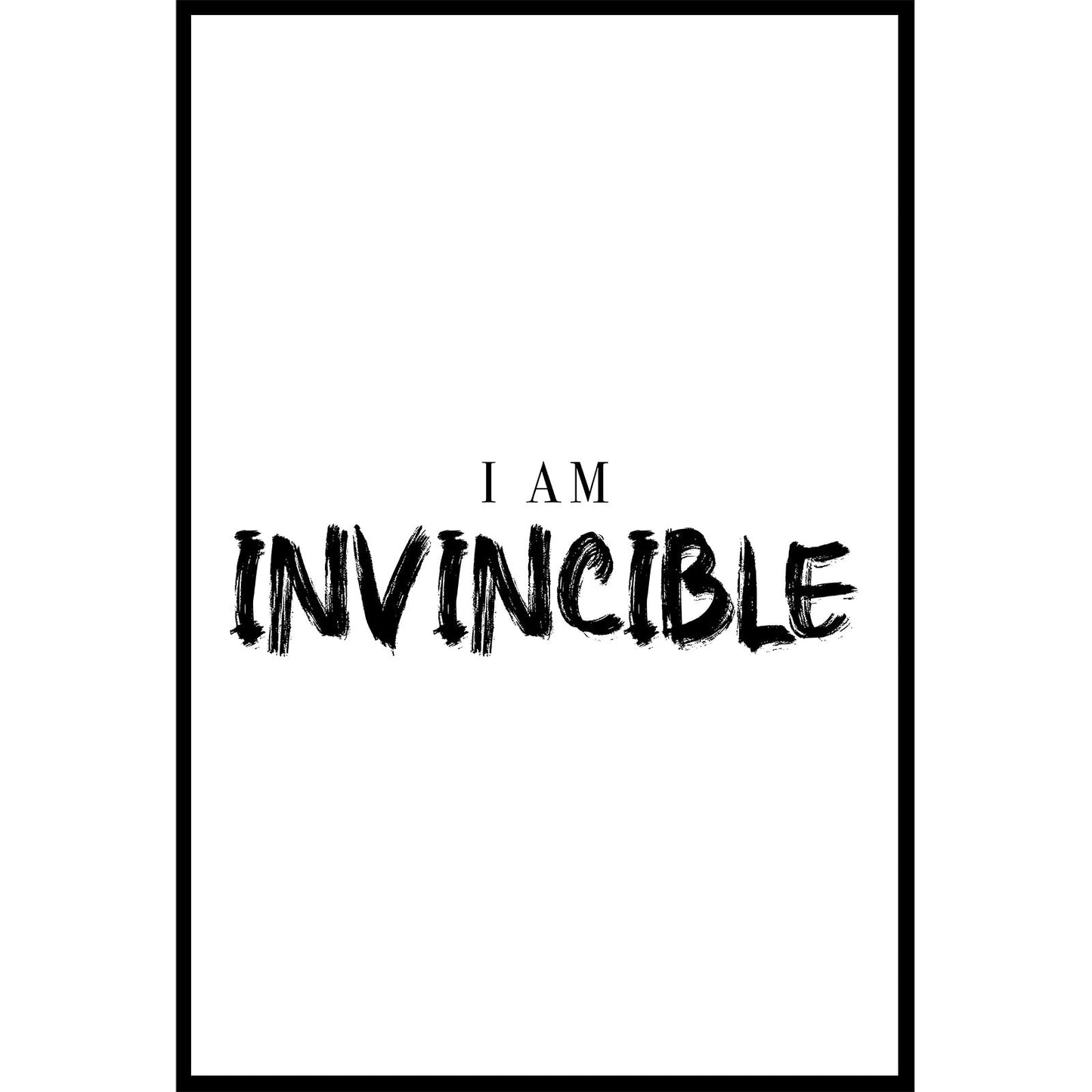 I Am Invincible Poster
