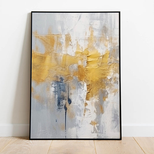 Gold Smudge Poster