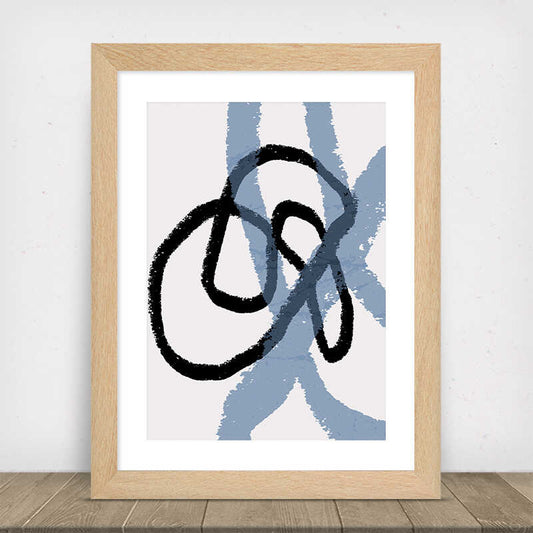 Abstract Brush Strokes Poster Number 1