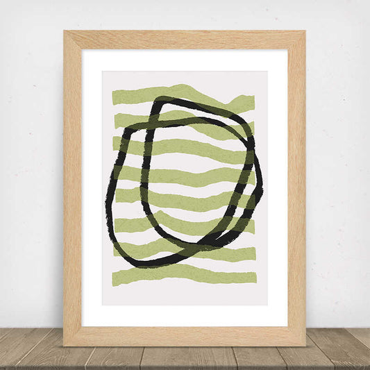 Abstract Brush Strokes Poster Number 2