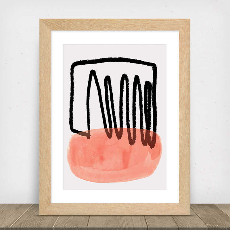 Abstract Brush Strokes  Poster Number 3