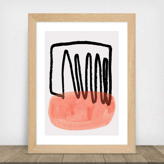 Abstract Brush Strokes  Poster Number 3