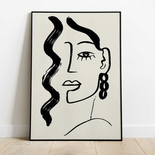 Abstract Face Poster Number 3