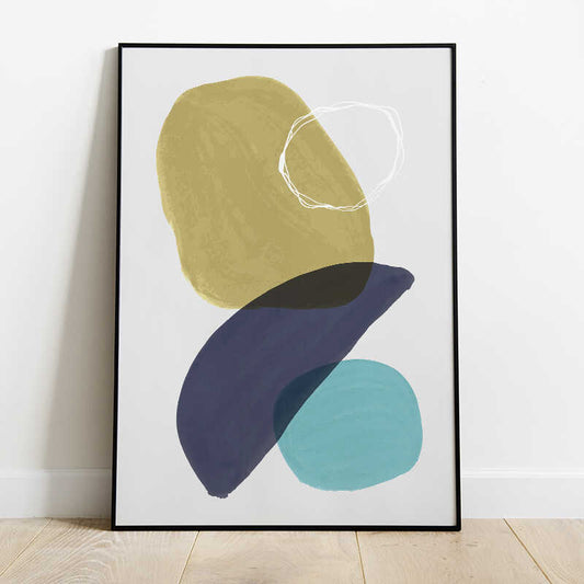 Abstract Pebbles Poster Number 1