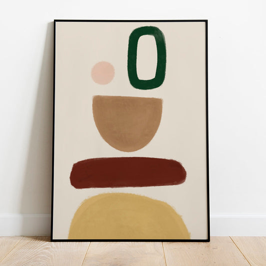Abstract Pebbles Poster Number 4