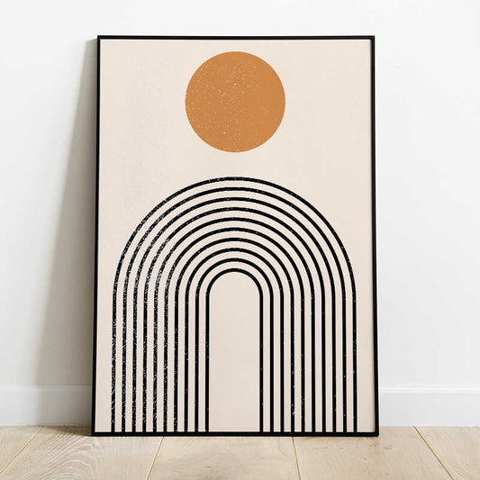 Abstract Shape Flow Poster