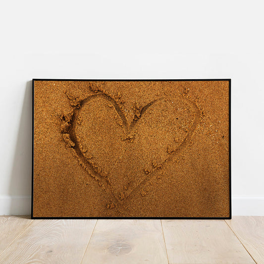 Beach Heart Poster