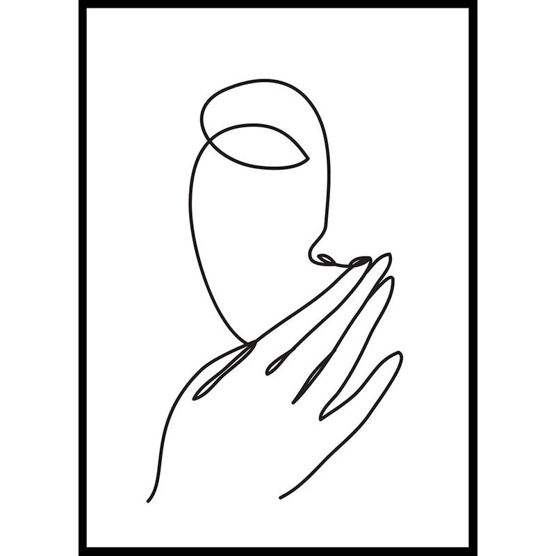 Face Line Drawing Number 3