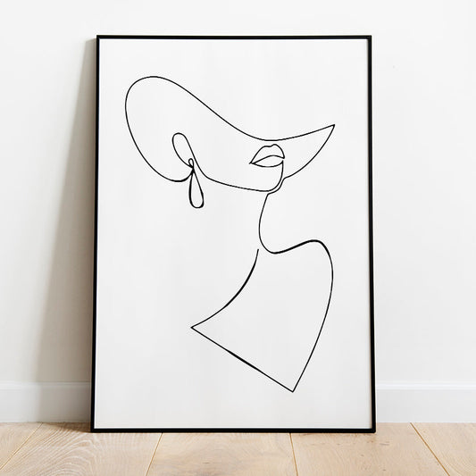 Femme Line Drawing Number 2
