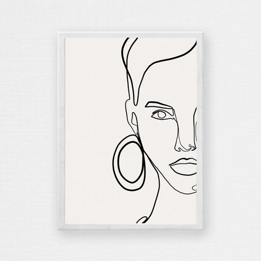 Femme Line Drawing Number 3