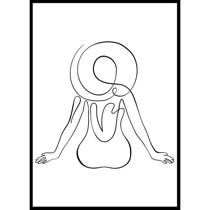 Femme Figure Line Drawing Number 1