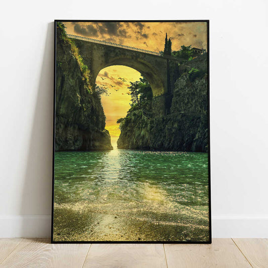 Furore Beach Amalfi Coast Poster