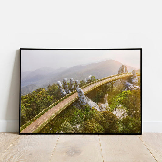 Golden Bridge Vietnam Poster