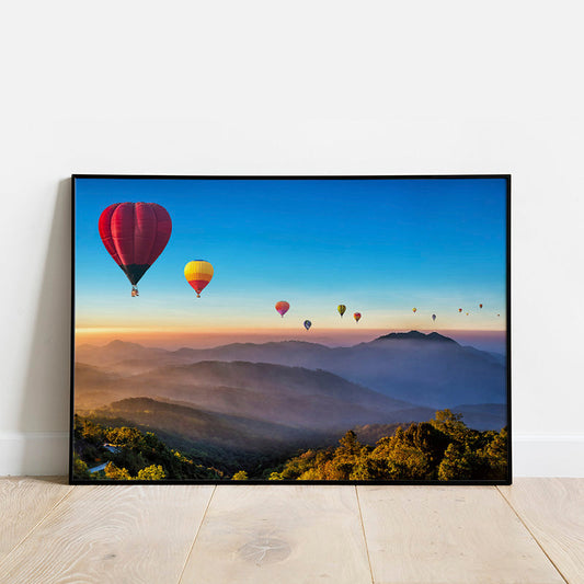 Hot Air Balloons Poster