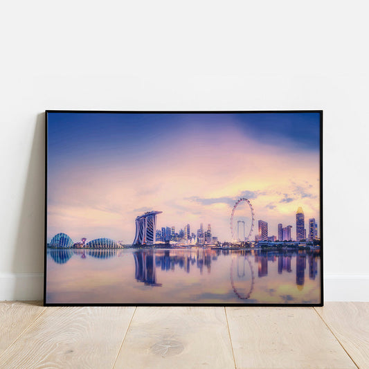 Singapore Cityscape Poster